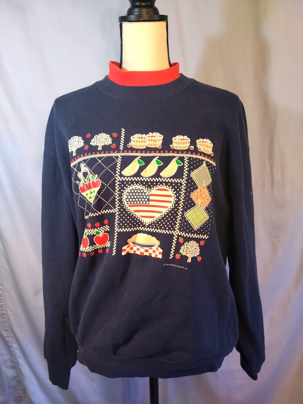 Vintage Jerzees Americana Pullover Sweatshirt